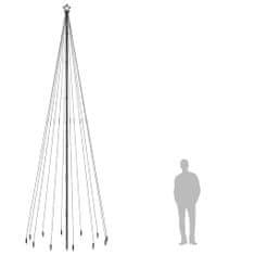 shumee karácsonyfa cövekkel 732 hideg fehér LED-del 500 cm