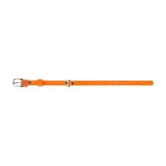 WAUDOG Lapos narancssárga bőrnyakörv 21-29 cm, szélesség: 12 mm narancssárga