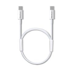 Qoltec USB 2.0 type C | USB 2.0 type C 60W | QC 3.0 | PD | 1m | White