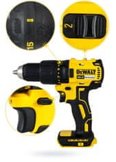 DeWalt Csavarhúzó 18V 65Nm 2x2Ah BRUSHLESS TSTAK DCD777D2T DCD777D2T