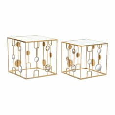 NEW 2 db kis asztal DKD Home Decor Gold 50 x 50 x 50 cm 50 x 50 cm