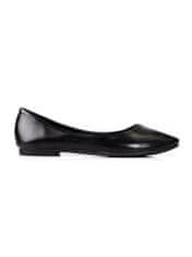 Amiatex Női balerina cipő 91292 + Nőin zokni Gatta Calzino Strech, fekete, 39