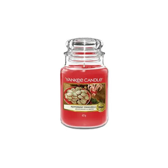 Yankee Candle Illatgyertya Classic Peppermint Pinwheels 623 g - nagy