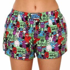 Styx 5PACK női klasszikus boxeralsó art klasszikus gumi multicolour (5K1181534) - méret M