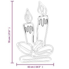 shumee karácsonyi gyertyafigura 144 LED-del