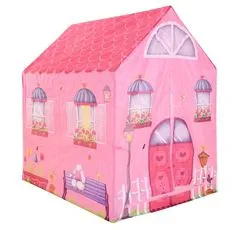 HOMESTYLING Gyermek játszósátor 95 x 72 x 102 cm HOUSE FOR DOLLS KO-SP5000010ruzo