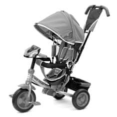 Baby Mix Gyerek háromkerekű bicikli Lux Trike szürke