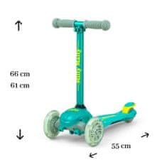 MILLY MALLY Gyerek roller Scooter Zapp mint