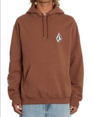 VOLCOM kapucnis pulóver Iconic Stone - Mokka