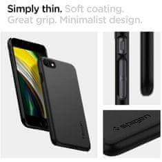 Spigen SPIGEN THIN FIT IPHONE 7/8 / SE 2020/2022 FEKETE