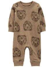 Carter's Jumpsuit lábak nélkül Barna medve fiú NB/ 56-os méret