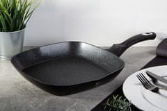 Berlingerhaus Gránit grill serpenyő 28 cm Bh-1846 Fekete ezüst