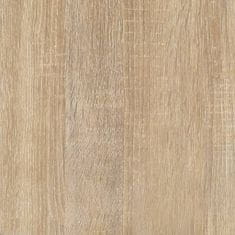 shumee 2 db sonoma-tölgyszínű szerelt fa faliszekrény 100x36,5x35 cm
