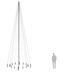 shumee karácsonyfa cövekkel 1134 kék LED-del 800 cm