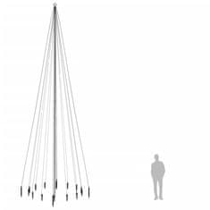 shumee karácsonyfa cövekkel 1134 hideg fehér LED-del 800 cm