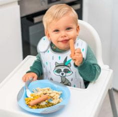 BabyOno frottír melltartó, közepes méretű, vízálló mackó 6m+