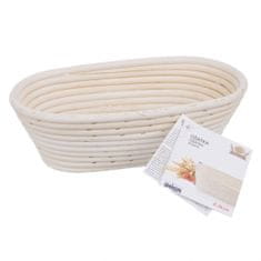 ORION Rattan sál, ovális 26x16x9cm -