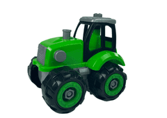 Lean-toys DIY Zöld csavarhúzó traktor