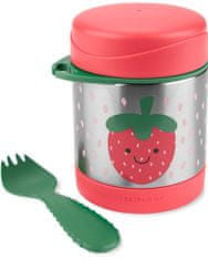 Skip hop Spark Style Food termosz kanállal/villával Strawberry 325 ml, 3r+