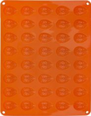 ORION szilikon sütőforma nagy narancssárga dió (40 db)