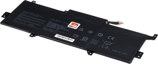 T6 power Akkumulátor Asus ZenBook UX330UA készülékhez, Li-Poly, 11,55 V, 4940 mAh (57 Wh), fekete