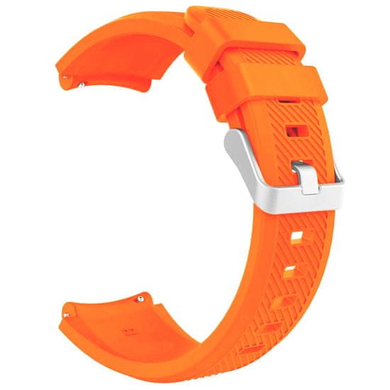 BStrap Silicone Sport szíj Huawei Watch 3 / 3 Pro, neon orange