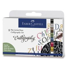 Faber-Castell Pitt Artist Pen kalligráfia 8 darab