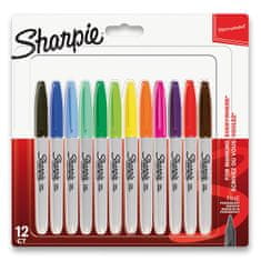Sharpie Tartós filctoll Fine 12 színből álló készlet