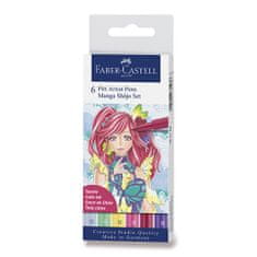 Faber-Castell Marker Pitt Artist Pen Manga 6 darab, Shojo