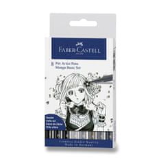 Faber-Castell Pitt Artist Pen Manga 8 darab, Manga Basic