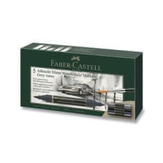 Faber-Castell Albrecht Dürer Grey akvarell filctollak, 5 színűek