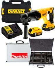 DeWalt DCH133P2 Fúrókalapács 2x 5Ah +MAKITA 17cz