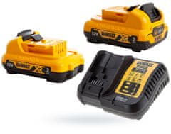 DeWalt Csavarhúzó 12V ütve 57.5Nm 2x2Ah tok DCD706D2