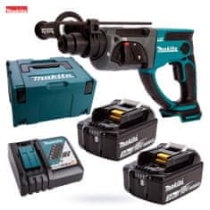 Makita Fúrókalapács 18V SDS+ 1.9j 2x3Ah Makpac