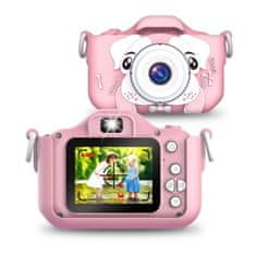 MG X5 Dog gyerek fényképezőgép, rózsaszín