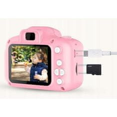 MG X5 Cat gyerek fényképezőgép, rózsaszín