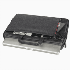 Hama notebook táska integrált USB kábellel Manchester, 40 cm (15.6"), fekete