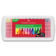 Faber-Castell háromszög alakú Jumbo viaszceruza 24 színben