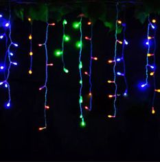 Foxter DAH500 karácsonyi fényfüggöny FLASH 500 LED, IP44, 30W többszínű 16 m