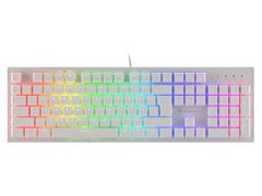 Genesis Gaming mechanikus billentyűzetTHOR 303/RGB/Outemu Brown/Wired USB/US layout/White