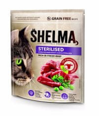 SHELMA Cat Sterilizált marhahús GF 750 g