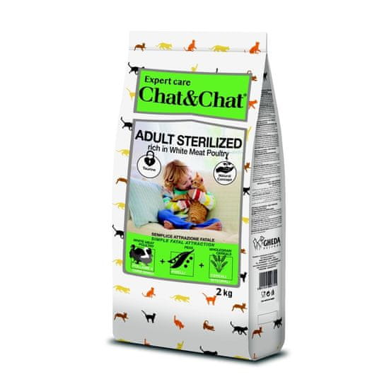 Chat & Chat Expert Adult Sterilizált baromfihússal 2 kg