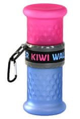 KIWI WALKER Utazási palack 2in1 rózsaszín-kék 750+500ml KW