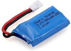 YUNIQUE GREEN-CLEAN 4db Lipo újratölthető elemek 3.7v, 380mAh rc drónokhoz Quadcopters HUBSAN X4 H107L H107C H107D H107 V252 JXD 385