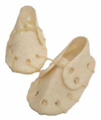 Juko Fehér bivalybőr cipő Snacks 7,5 cm (50 db)