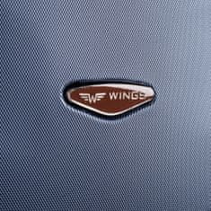 Wings XS kis kabinos bőrönd, fekete