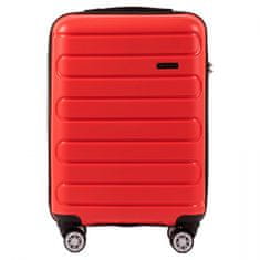 Wings S utazási bőrönd, piros - polipropilén