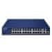 Planet FGSD-2621P PoE switch, 24x100M + 1x1Gb RJ45 + 1xSFP, PoE 802.3at 185W, bővítési mód 10Mb-250m