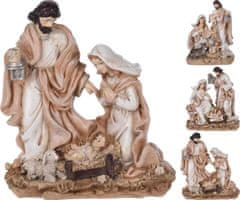 HOMESTYLING Születés jelenet karácsonyi dekoráció 15 x 18 cm design 3 KO-AAA901010des3