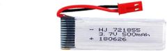 YUNIQUE GREEN-CLEAN 3db újratölthető lipo akkumulátor (3.7V 500mAh) RC Quadcopter drónokhoz UDI U817 U817C U817A U818A WLtoys V959 V969 V979 V989 V999 V929 V949 V212 V222 RC